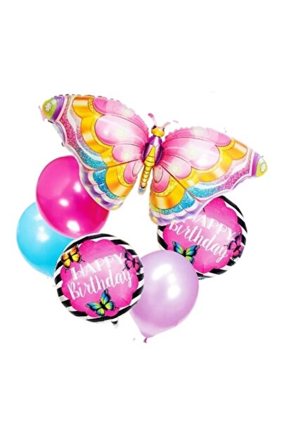 OEM Set aranjament baloane folie fluture, 7 buc