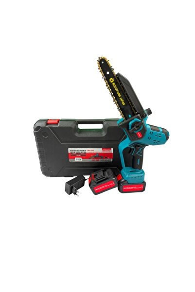 Campion CMP 1698 Mini Electric Chainsaw, 48V, 2×8Ah, 150 mm