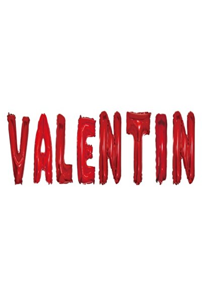 OEM Valentine Name Balloon Set, Red, 40 cm