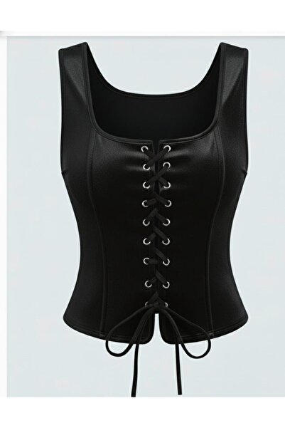 guawwi Kadın bohem retro Vintage Kadife Yelek