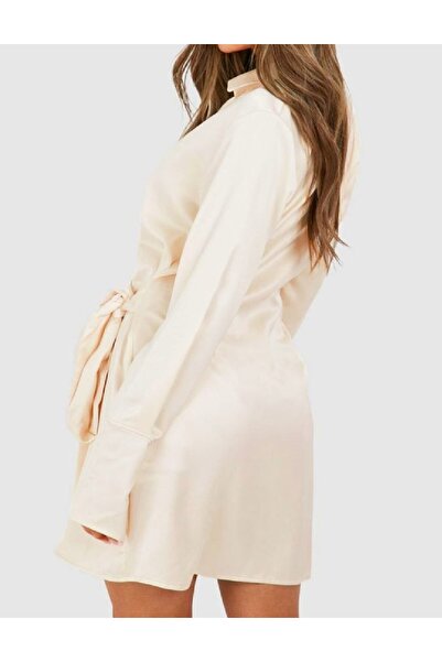 BOOHOO Short dress, Cream