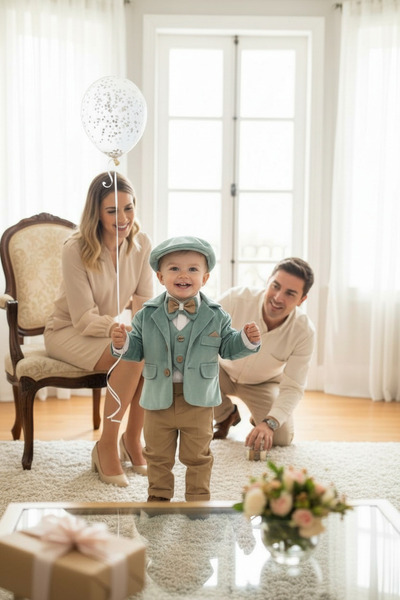 GabrielleBebe Costum Catifea Verde Menta