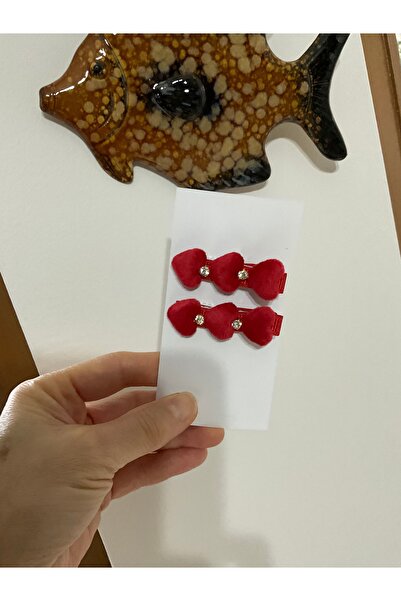 MADE BY PERİ Set of 2 Heart-Shaped Plush Buckles – Made by Peri