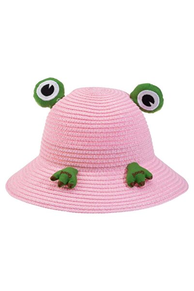 BUDİ HOME Kitti Baby Straw Hat (Age 2-6) Y24700-05 Pink