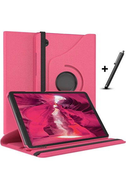 m.tk moveteck Samsung Galaxy Tab A11 8.7 Inch Compatible Tablet Case 360 Rotatable Stand Protective Cover + Pen X130