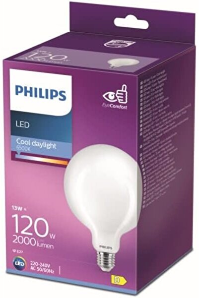 Philips LED Classic 120W G120 E27 6500K Beyaz Işık Dim Edilmez