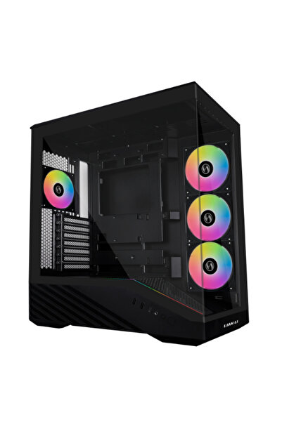 Lian Li V100 ATX Mid-Tower Pre-Installed 4 Fans ARGB - Black