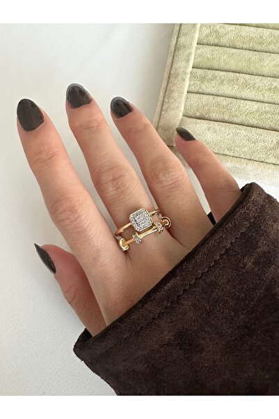 ringbox Two Rows of Geometric Rings