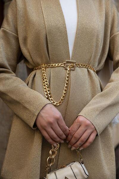 Şulemoda Giyim Victoria Silvery Set Camel