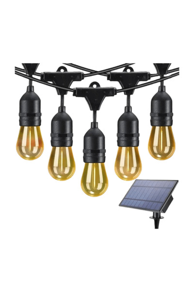 OferteTop 10 LED Solar Panel Light String, Light Play and Weather Resistant