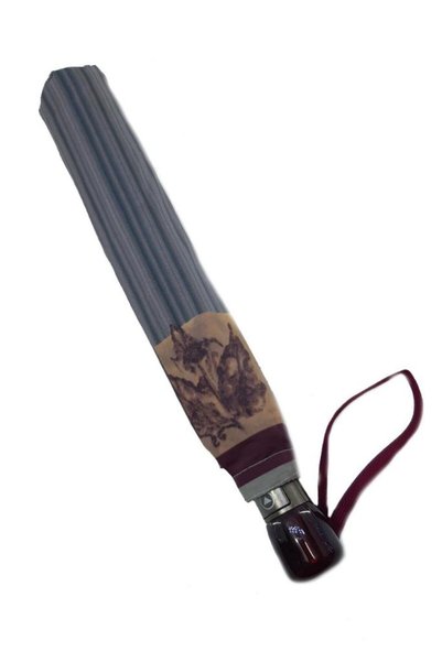 Elioure Yeşil Ekose Otomatik Açılır Şemsiye, 10 Telli, 40-95 cm Çap