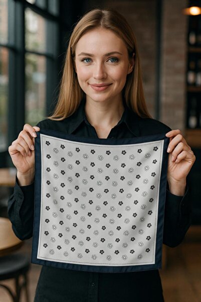 MARBERRY FLR43 Eșarfă de damă cu model 70x70 cm