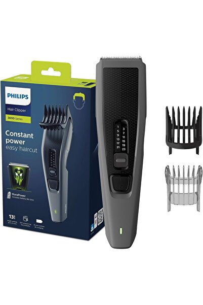 Philips Hair Clipper HC3525/13 - Series 3000, 13 Length Settings, 45min Cordless