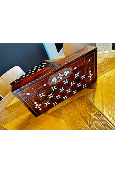 Handmade Esterhomedecor the Pearlescent Wooden Backgammon Is Made of Marbles ...