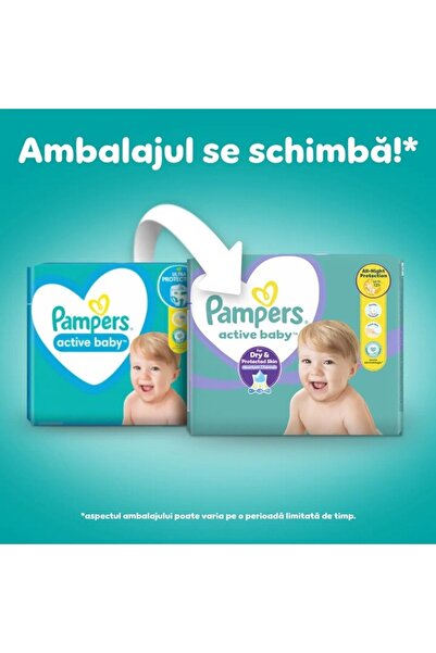 Pampers Active Baby diapers, size 5, 54 pieces