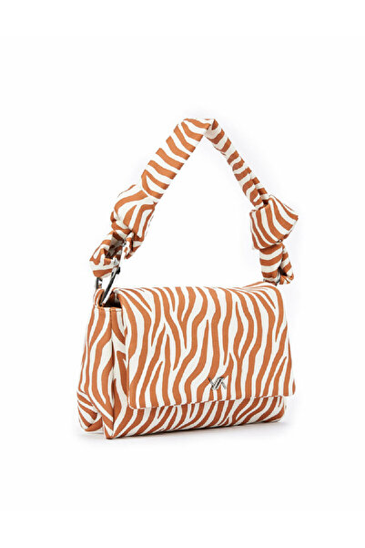 VERDE Bag, Brown/White