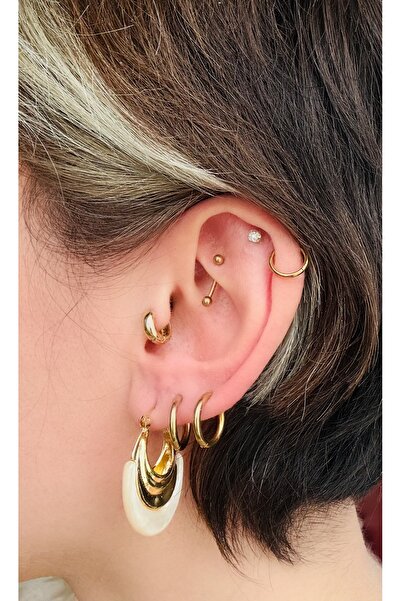 Markiz Takı Ecru Design Dangle Earrings