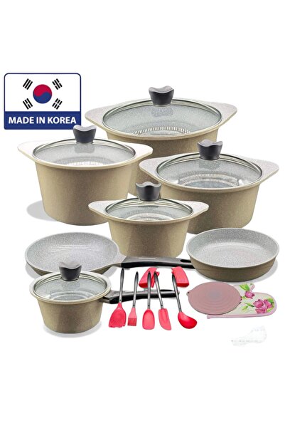 cc bin shihon Korean cookware set, 20 pieces, Ben Shihon Korean pot set