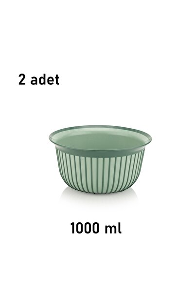 Mons 2 Adet 1000 ml Kase Qlux Bpa İçermez Sofra Kuruyemiş Salata Cips Pop Cor...