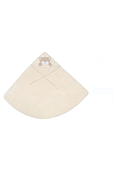 OEM Beige Cotton Towel with Bear Hood 1x1m