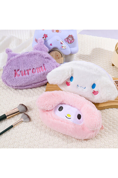 synshop My Melody Melody Pen Holder Pencil Case Plush Large Size Luxury Bag Carm Ornament School Stationery Gift