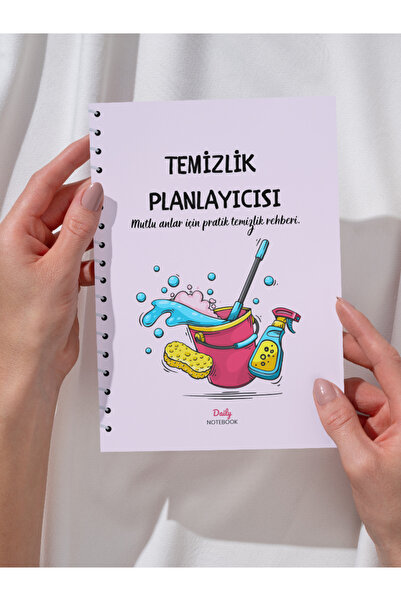 daily notebook Cleaning Planner - Weekly and Monthly Home Organization Notebook - (A5 Medium Size)-52 Weeks