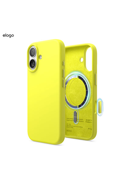 Elago iPhone 17  6.1 Manyetik Silikon Kılıf – MagSafe Uyumlu  Yumuşak Dokulu ...