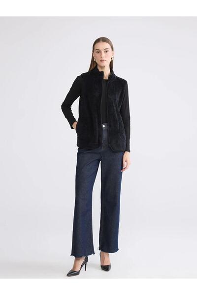 LC Waikiki guler ridicat Vestă din lână pentru femei (W5)