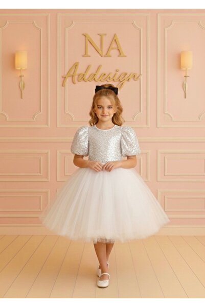 NA ADDESIGN Τοπ με παγιέτες, φουσκωτό φόρεμα από τούλι, βραδινό φόρεμα (5 επιλογές χρωμάτων)