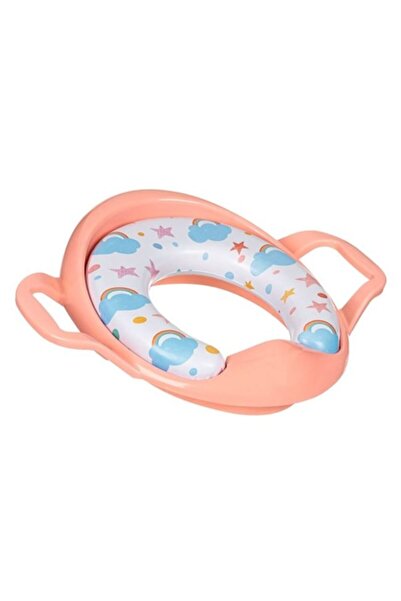 OEM Pink Rainbow Toilet Seat Reducer for Girls, 41x37 cm