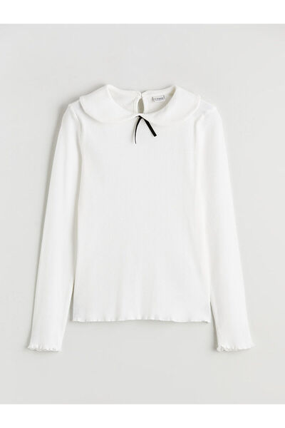 LC Waikiki Özmarka Нова колекция Бебешка блуза с панделка за момичета