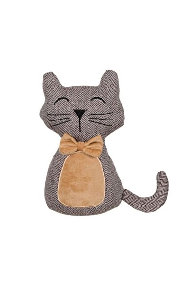 OEM Opritor de ușă, model pisoi gri, 16 x 25 cm