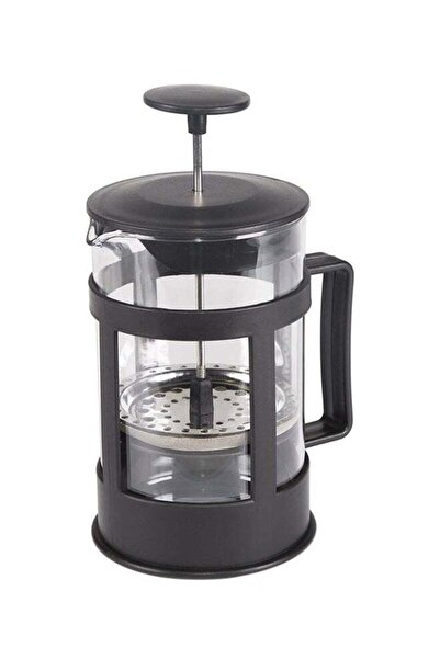 Generic Coffee French Press Coffee Maker Machine Coffee Pot Glass 1-2 Cup Clear/Black
