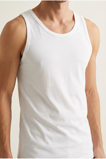 inkarix 2-Pack Breathable Flexible Cotton Men's Undershirt