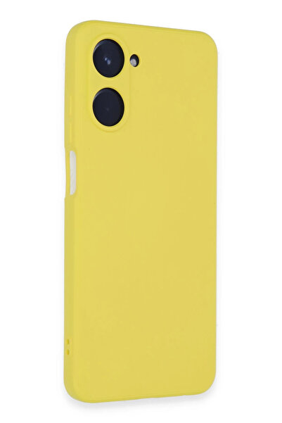 NewFace Nrzsnt Realme 10 4g Case Nano Inside Velvet Silicone (223703) - Yellow