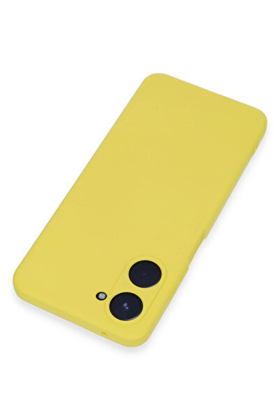 NewFace Nrzsnt Realme 10 4g Case Nano Inside Velvet Silicone (223703) - Yellow