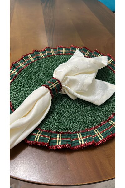 Patiska Tasarım Napkin Ring Set of 6 – Handcrafted Table Decoration Ring – Invitation Table Christmas Concept Accessory