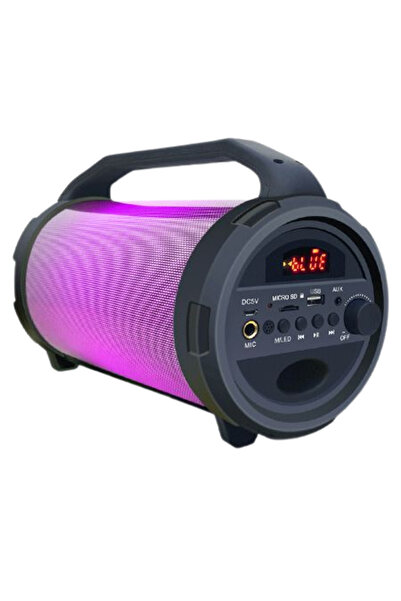 KlaussTech Φορητό ηχείο, BT, FM, SD, USB, AUX, Τροφοδοσία 10W, Μωβ