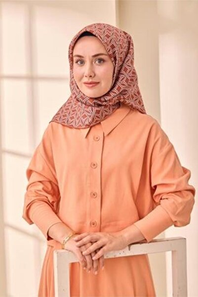 Silk Home Eșarfă de mătase Tivil IST 11479 - 26 Model vintage portocaliu