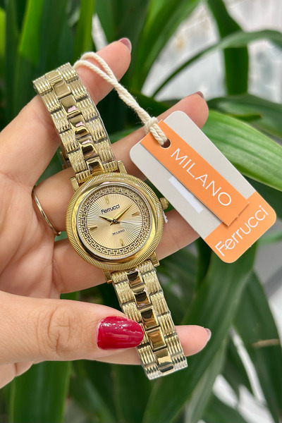 Ferrucci Çelik Kordon Su Geçirmez Garantili Kadın Kol Saati