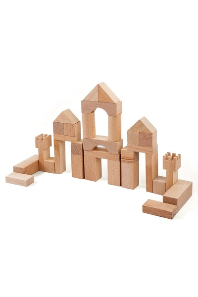 Deico Games Construction Blocks - Medieval Castle, 48 Pieces