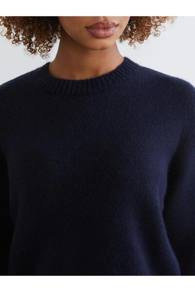 LC Waikiki Crew Neck Oversize Women's Knitwear Sweater (W5)