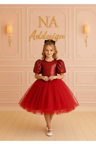 NA ADDESIGN Sequin Top, Fluffy Tulle Dress, Evening Dress (5 Color Options)