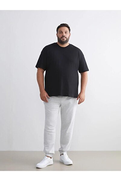 LC Waikiki Ανδρικό παντελόνι Jogger με τυπική εφαρμογή μεγάλου μεγέθους (W5)