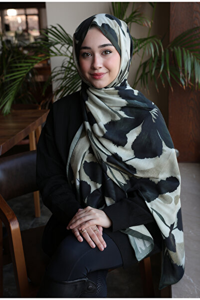 Ms Chose Çiçek Desenli Soft Pamuk Şal