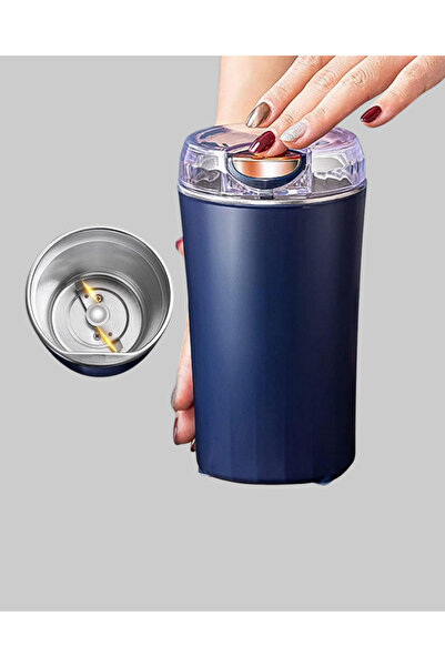 ZERO LAND Nrzsnt Automatic Coffee and Spice Grinder Stainless Steel (223541) with Spare Blades