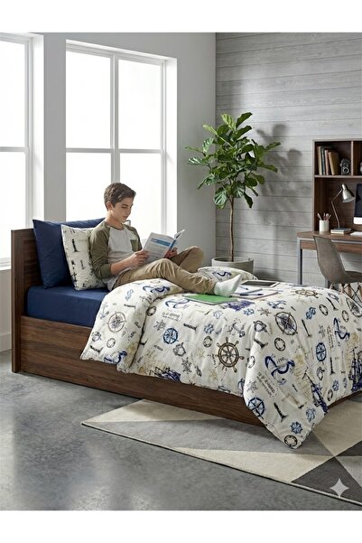 CAQQA Dylan 4-Piece Single Bed Sheet Set with Elastic Fitted Sheet for Children |   Young