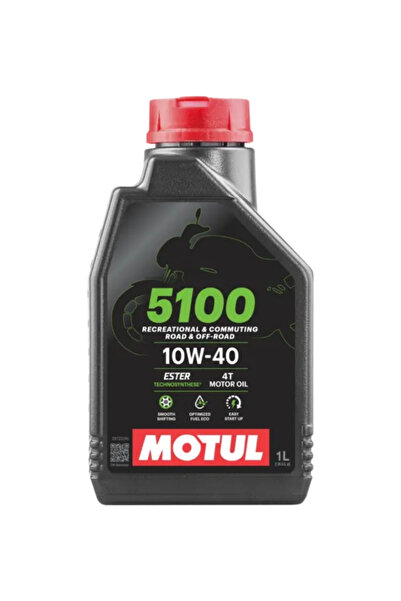 Motul 5100 4T 10W40 1L YARI SENTETİK MOTOSİKLET YAĞI