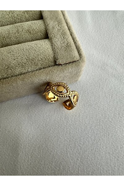 ringbox Gold Tamtur Eye Steel Ring