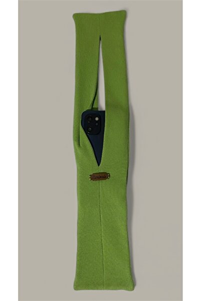 2A İPhone Telefon Askısı / İPhone Pocket Case Yeşil